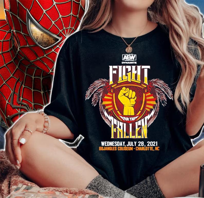 AEW Fight for the Fallen 2021 Logo shirt woman shirt