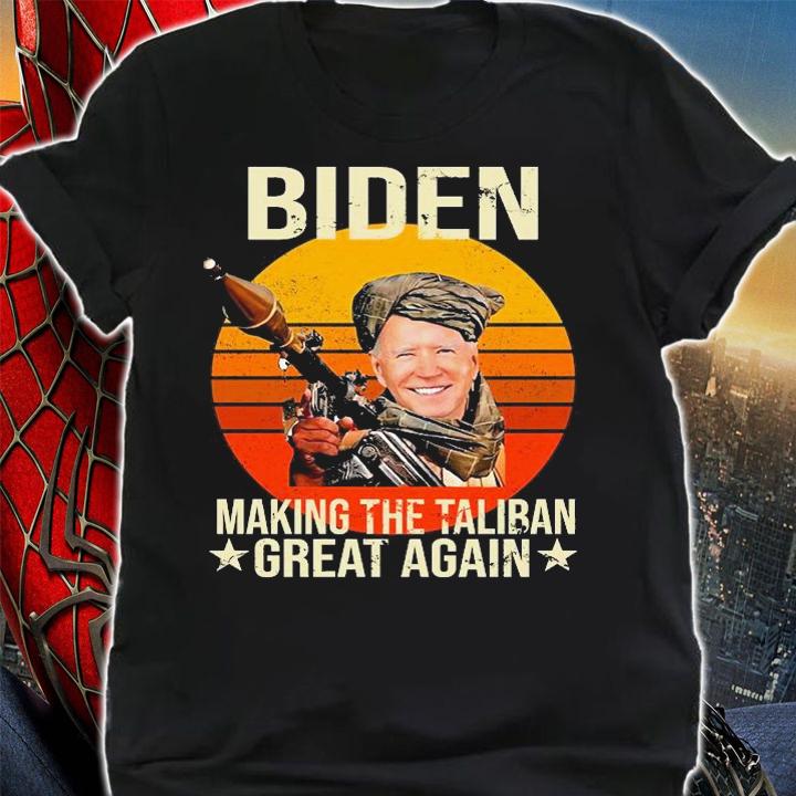 Biden Making The Taliban Great Again RPG T-Shirt shirt