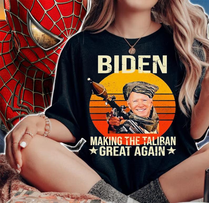 Biden Making The Taliban Great Again RPG T-Shirt woman shirt