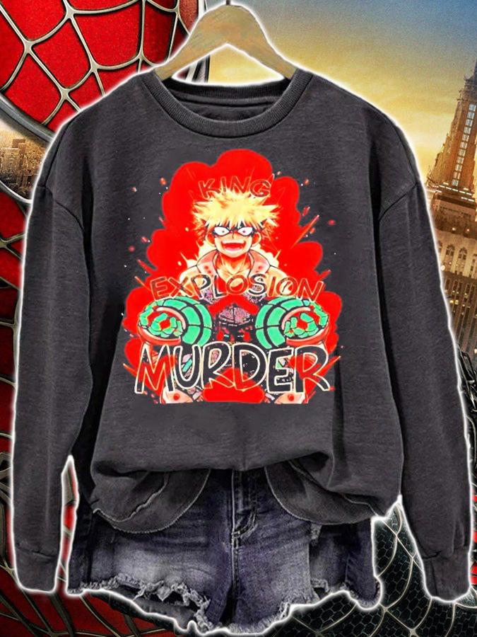 Katsuki Bakugou King explosion murder shirt sweatshirt