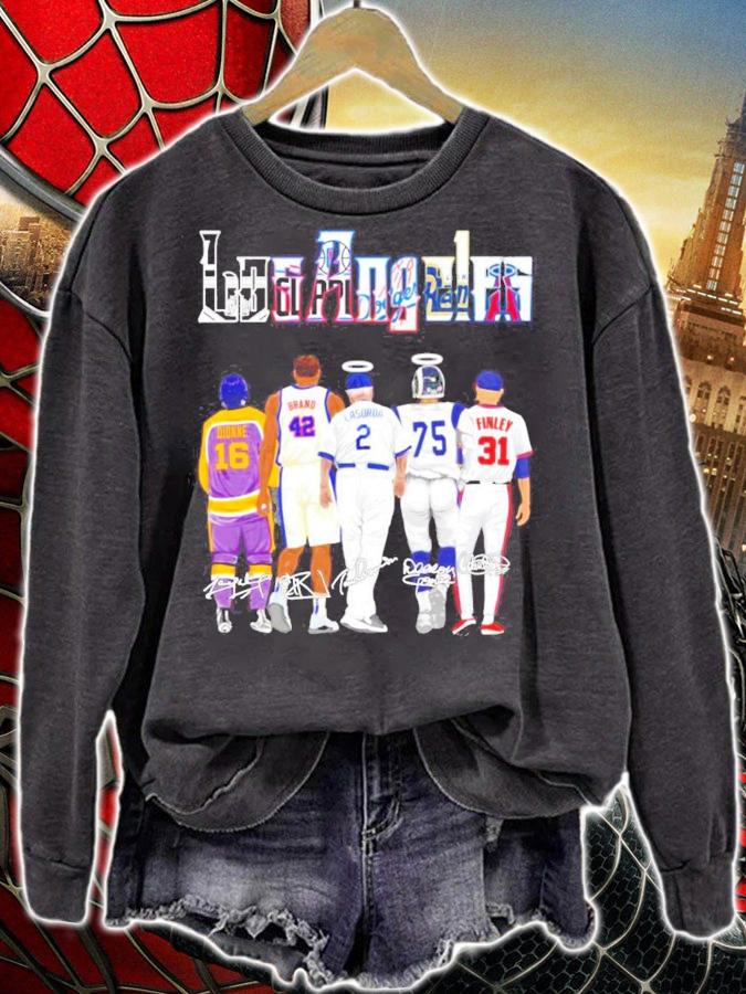 Los Angeles Dionne Brand Lasorda Deacon Jones Finley signature shirt sweatshirt