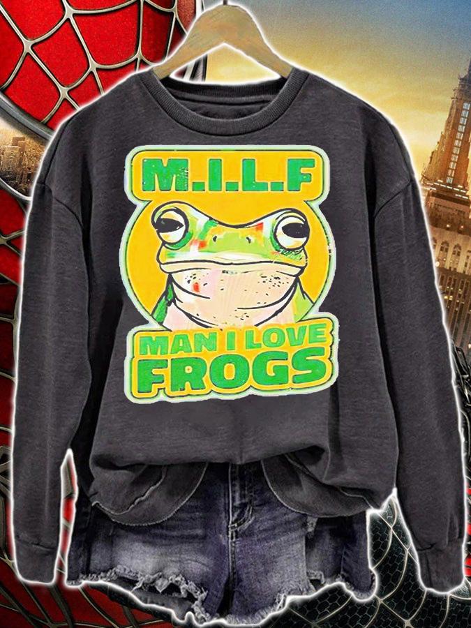 MILF Man I Love Frogs T-shirts, hoodie and sweatshirt sweatshirt