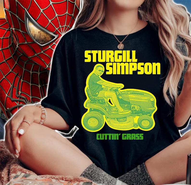 Official sturgill simpson cuttin grass shirt