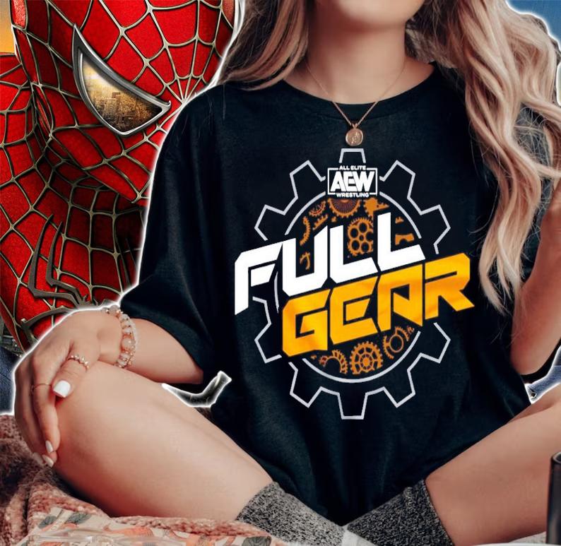 AEW Full Gear Logo shirt woman shirt