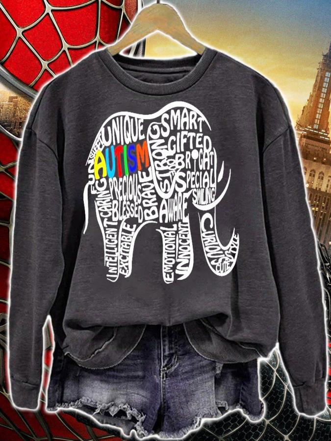 Autism awareness little Elephant shirt