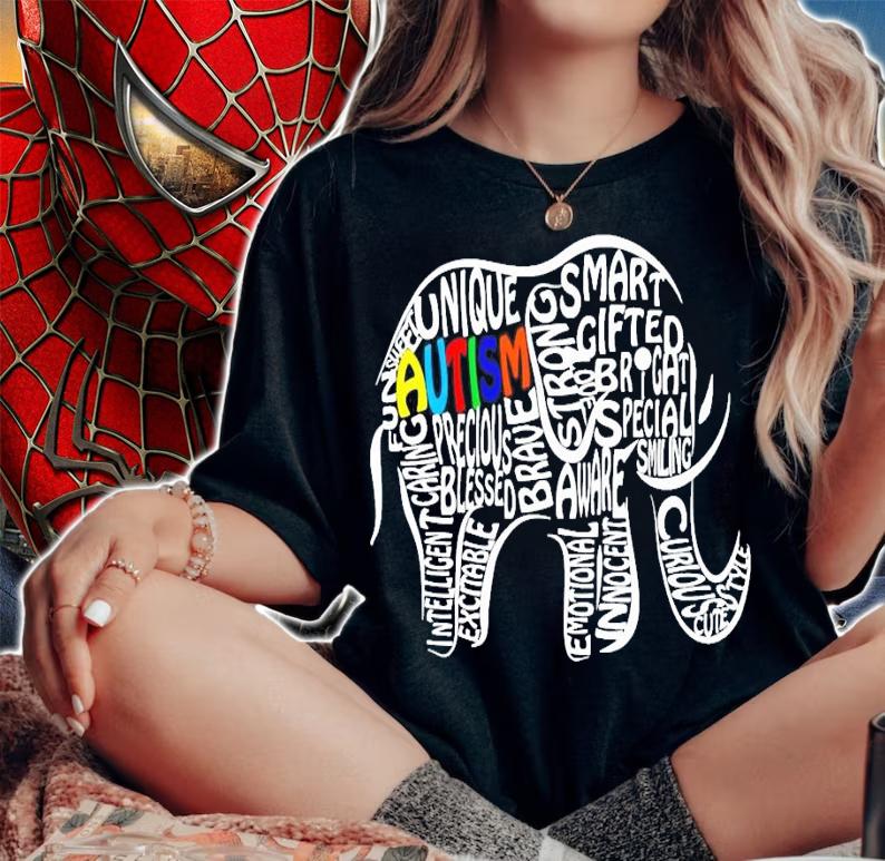 Autism awareness little Elephant shirt