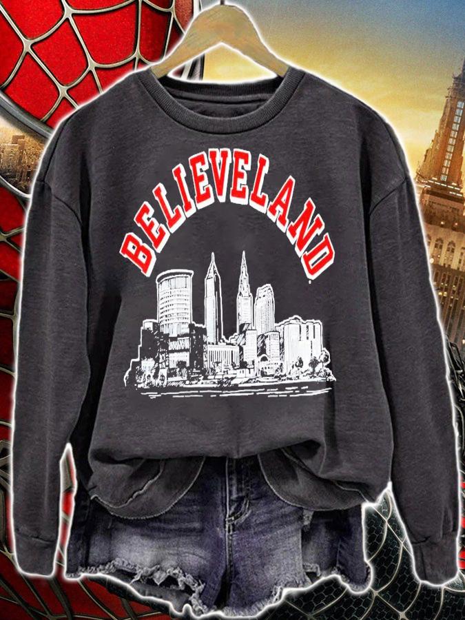 Believeland shirt, sweater hoodie and tank top sweatshirt