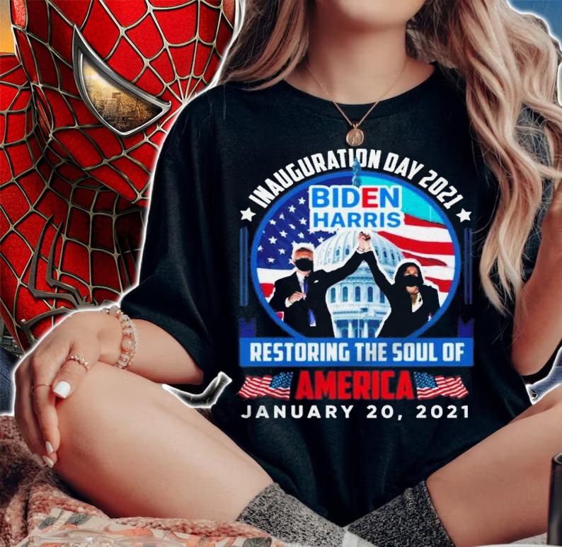 Biden Harris Restore The Soul Of America January 20 2021 Shirt.Jpg woman shirt