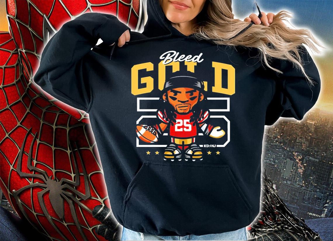 Bleed Gold football KDNJ shirt