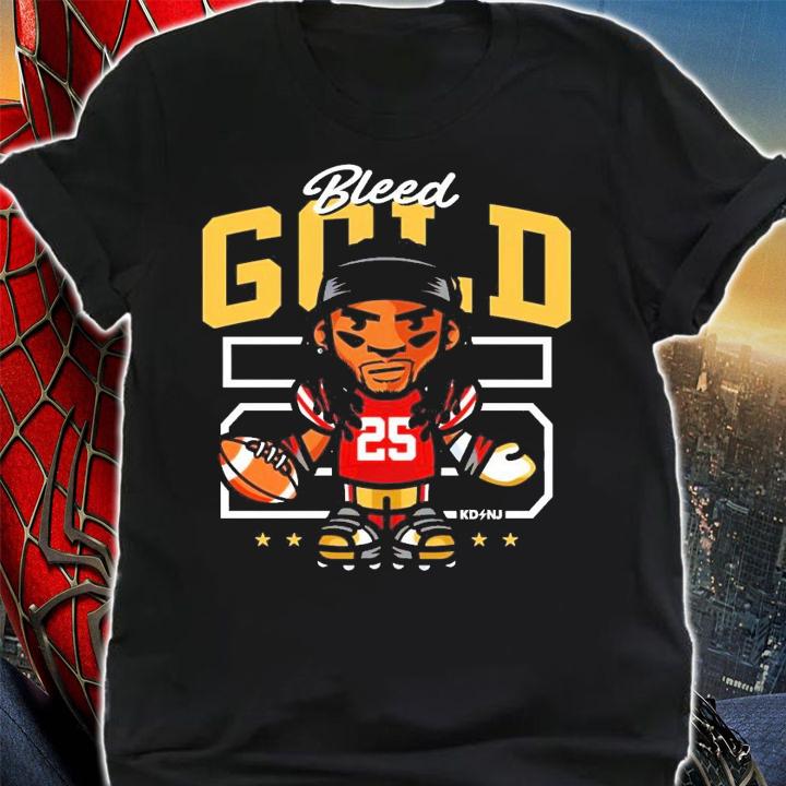Bleed Gold football KDNJ shirt