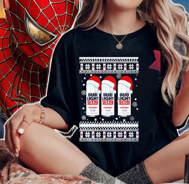 Bud Light Seltzer ugly Christmas shirt, sweater