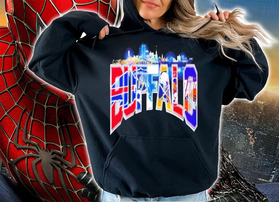Buffalo sports team Buffalo Bills FC Buffalo Buffalo Sabres Buffalo Bandits Los Angeles City t-shirt