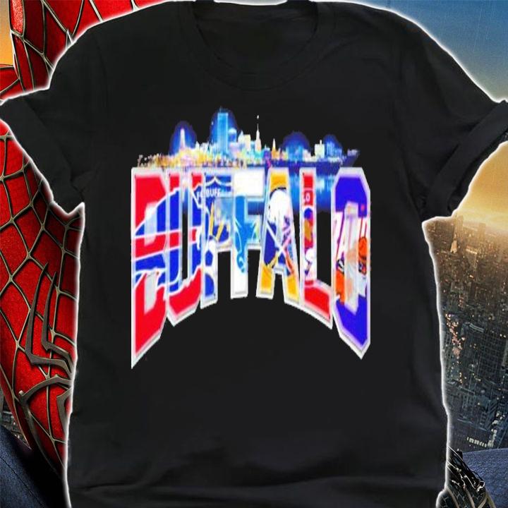 Buffalo sports team Buffalo Bills FC Buffalo Buffalo Sabres Buffalo Bandits Los Angeles City t-shirt