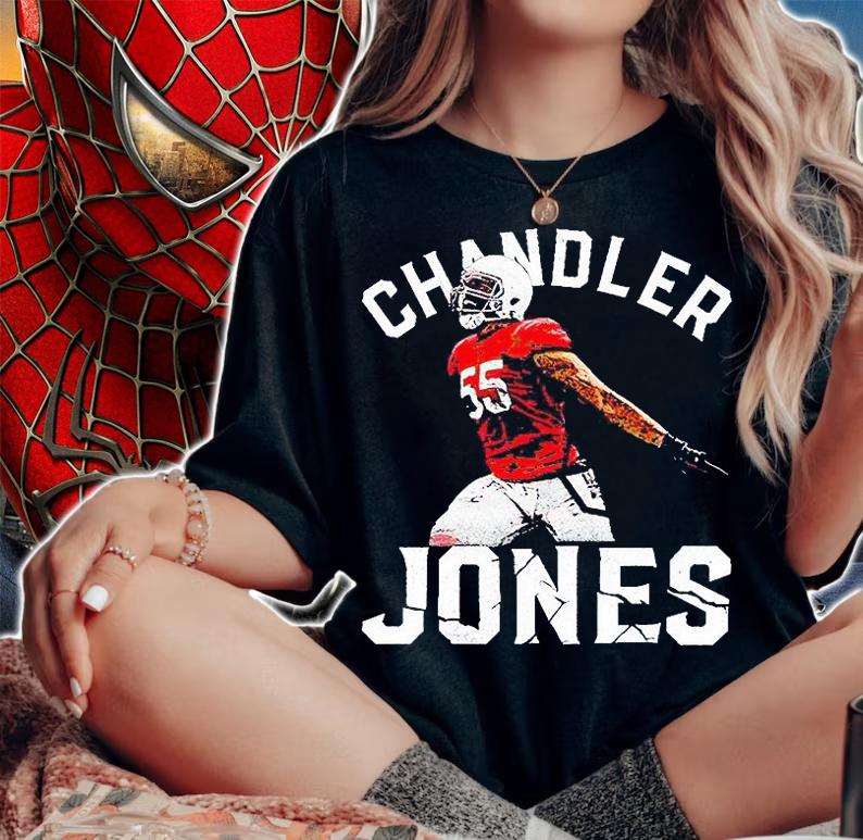 Chandler Jones 55 sach the recoros T-shirt woman shirt