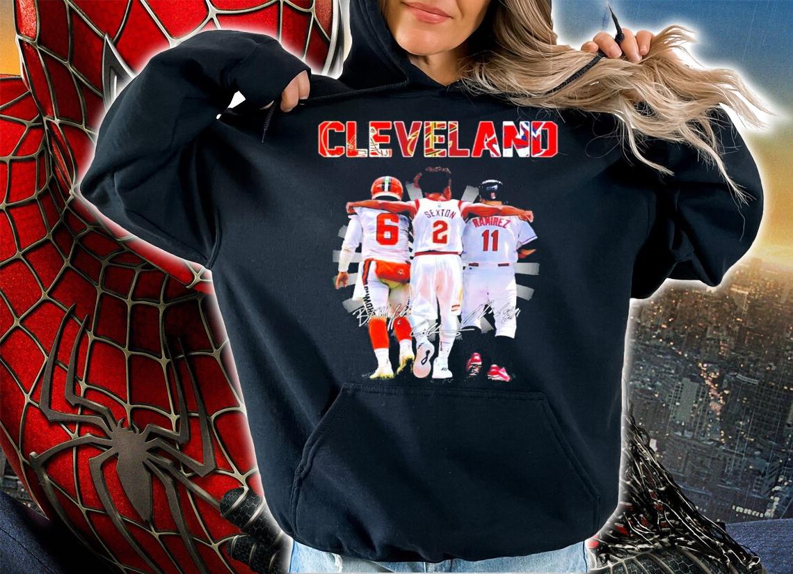 Cleveland Mayfield Sexton Ramirez signatures shirt hoodie