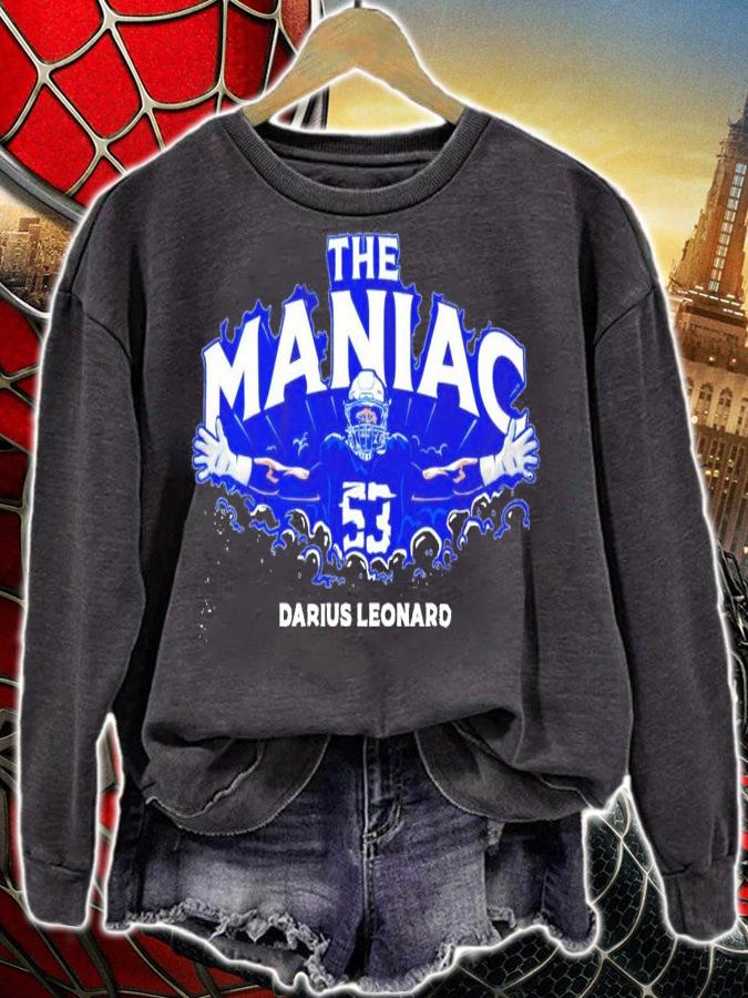 Darius Leonard Maniac shirt sweatshirt