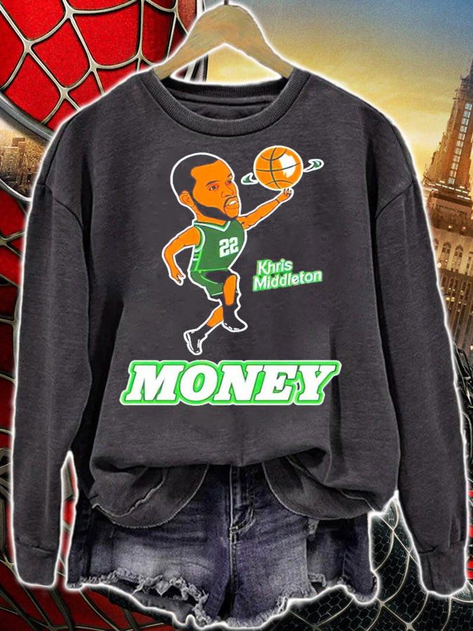 Khris Middleton basketball shirt sweatshirt