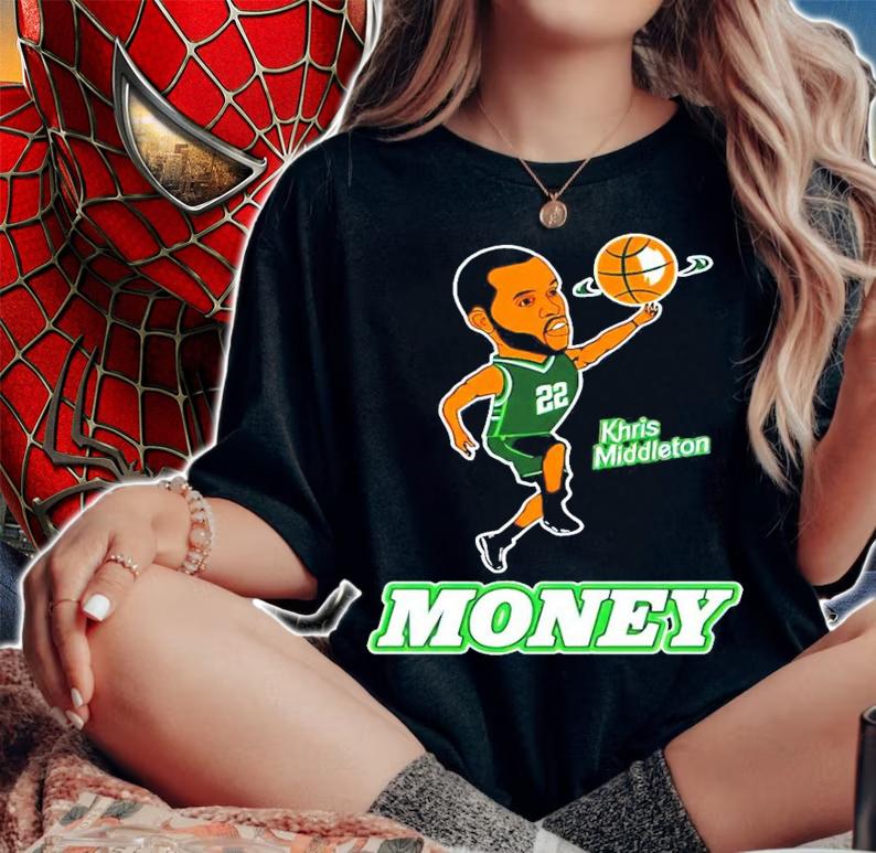 Khris Middleton basketball shirt woman shirt