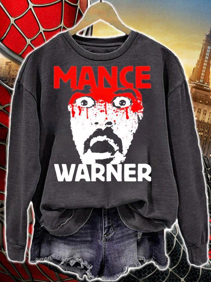Mance Warner Bloody Face shirt sweatshirt