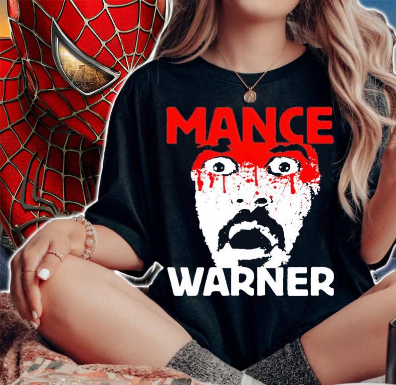 Mance Warner Bloody Face shirt woman shirt