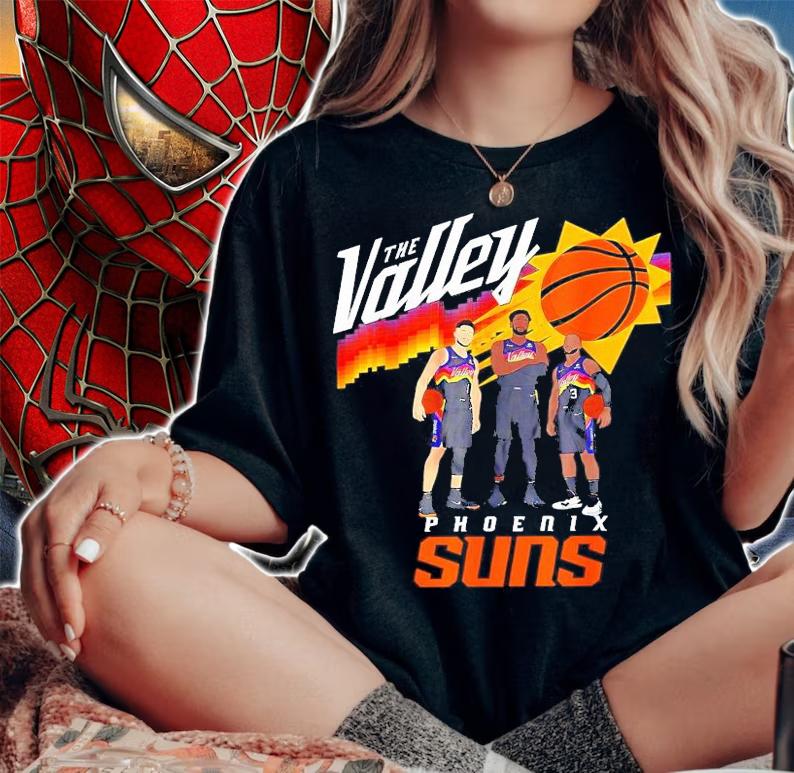 Phoenix Suns Devin Booker Chris Paul Deandre Ayton shirt woman shirt