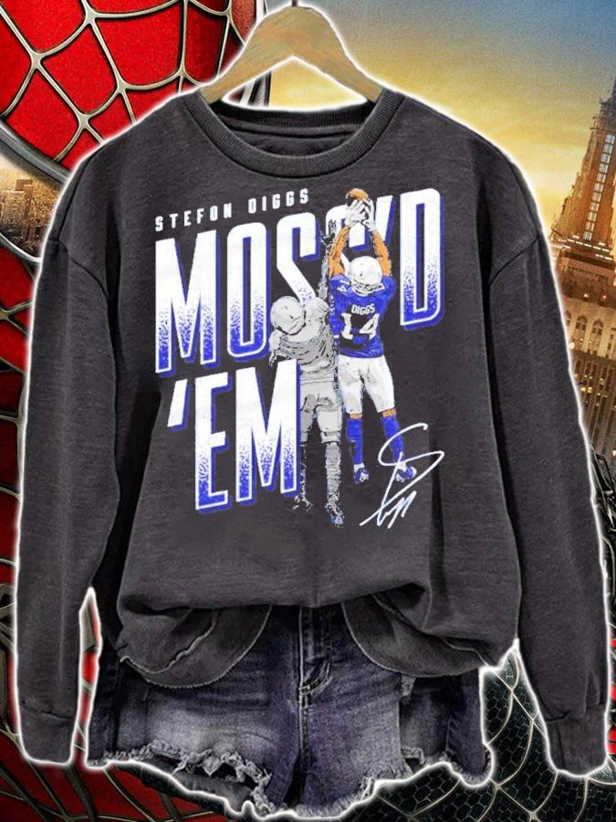 Stefon Diggs Moss'd Em Buffalo Football Shirt