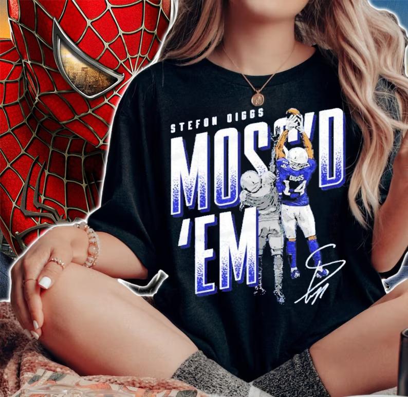 Stefon Diggs Moss'd Em Buffalo Football Shirt
