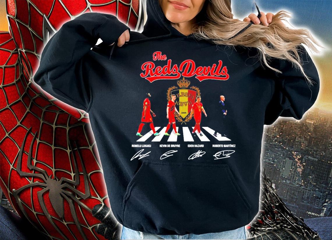 The Reds Devils Urbsfa Kbvb Abbey Road signatures shirt hoodie