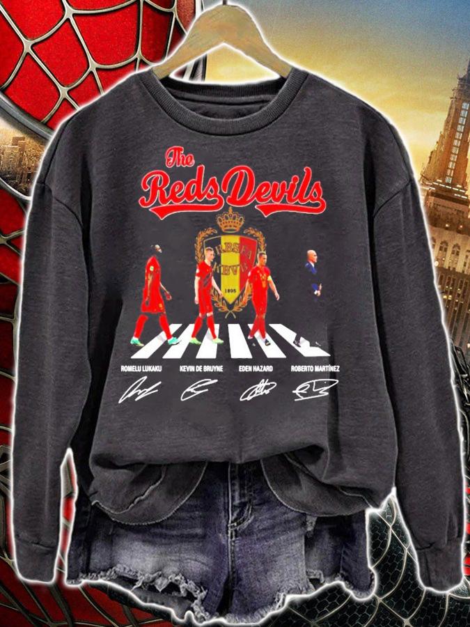 The Reds Devils Urbsfa Kbvb Abbey Road signatures shirt sweatshirt