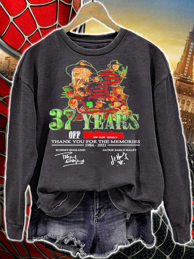 37 years of Nightmare on Elm Street thank you for the memories 1984 2021 shirt