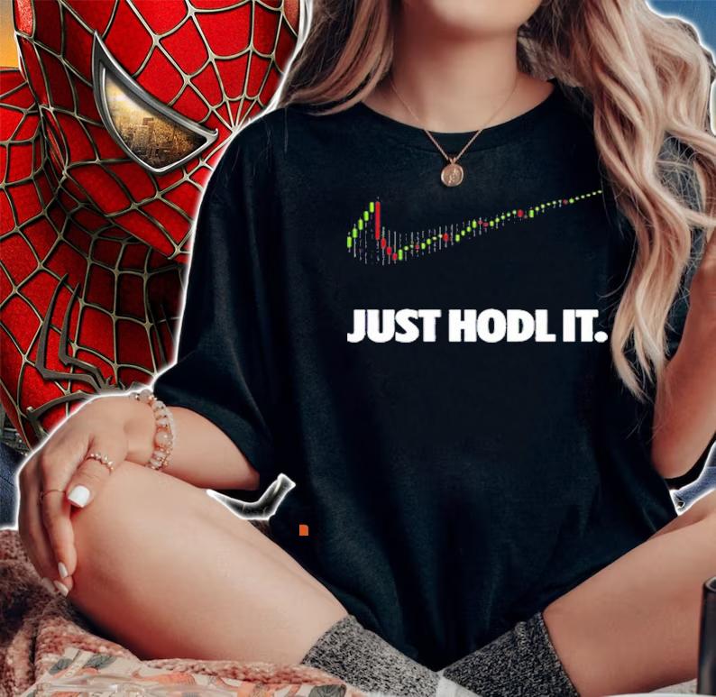 Cryptocurrency Nike just hold it shirt woman shirt