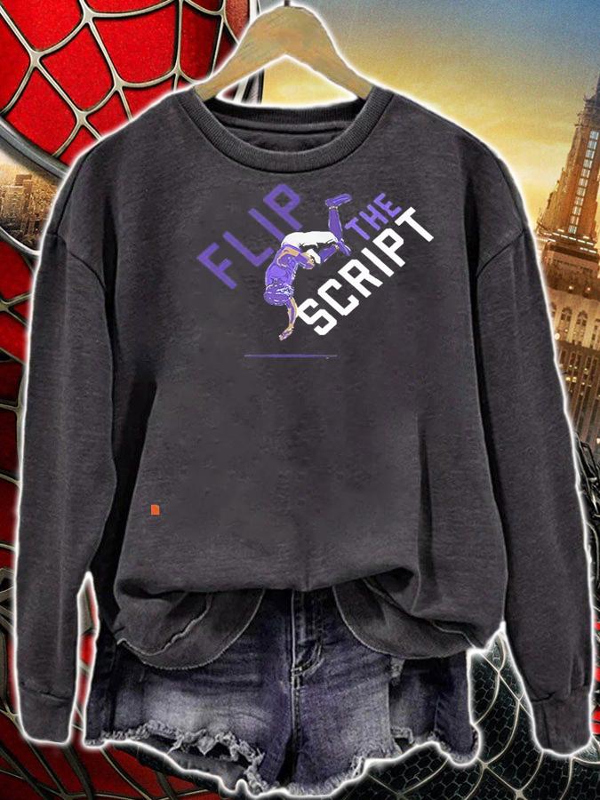 Lamar Jackson Flip the Script shirt sweatshirt