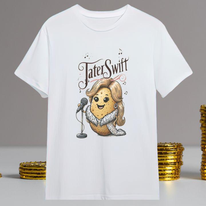 Taylor Swift Tater Swift Eras Gift For Swifties Pop Culture Graphic T-Shirt - Shop Now!