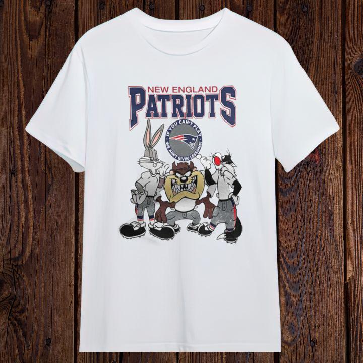 Personalised Looney Tunes New England Patriots We Ain'T Giving Lessons T-Shirt