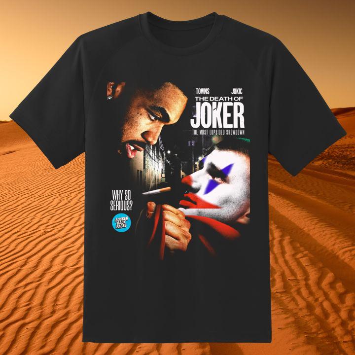 Premium Bocker Backpages Towns Jokic The Death Of Joker Folie A Deux T-Shirt