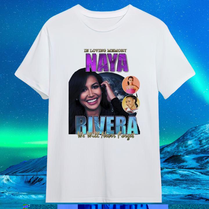 In Loving Memory Naya Rivera We Will Never Forget Memorial Thank You Shirt