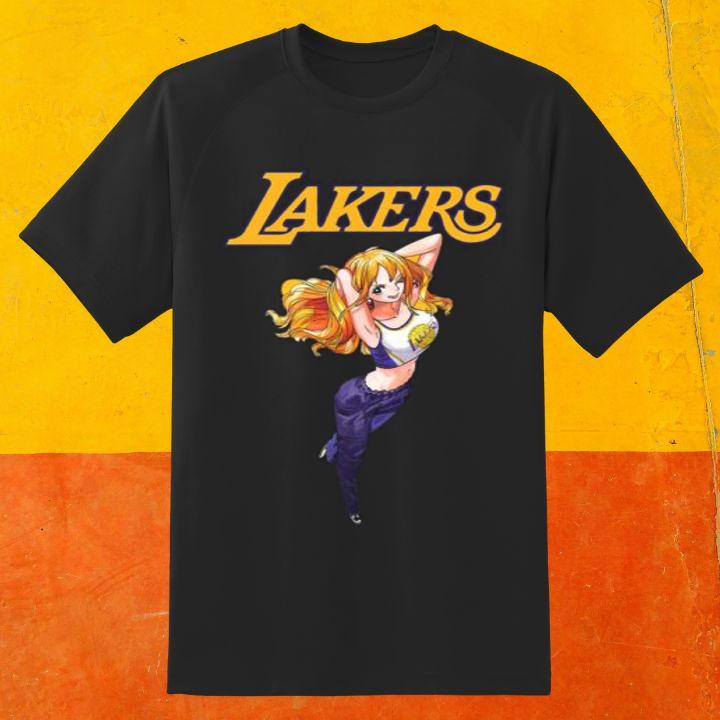 Nami Los Angeles Lakers One Piece T-Shirt