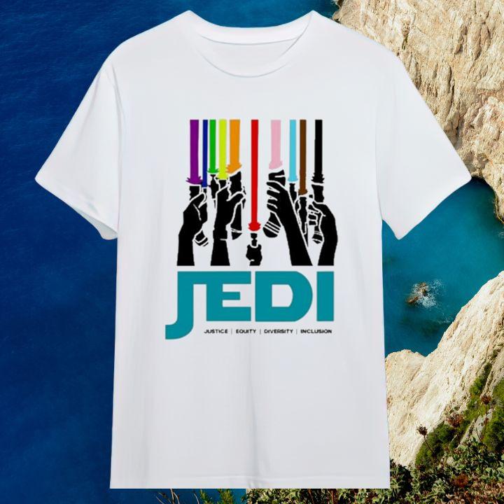 Star Wars Jedi Justice Equity Diversity Inclusion T-Shirt