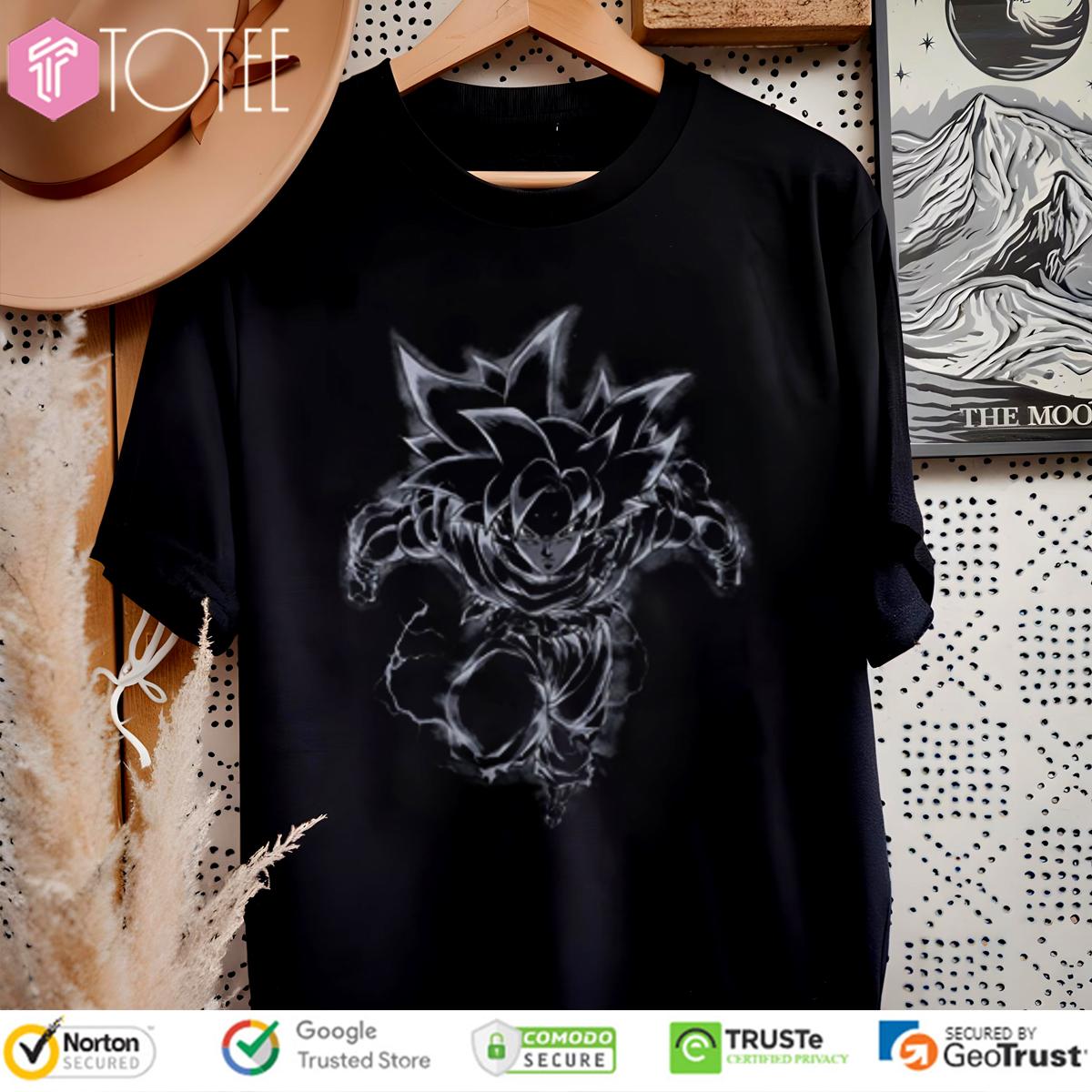 Dragon Ball Ultra Instinct Goku Anime Battle Pose Design T-Shirt
