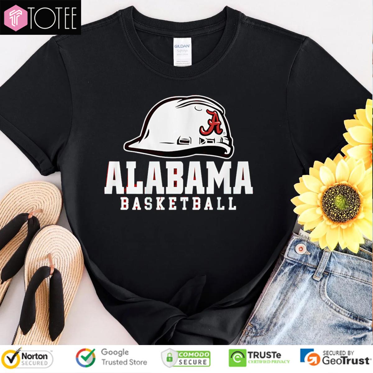 Hard Hat Alabama Crimson Tide Basketball T-Shirt