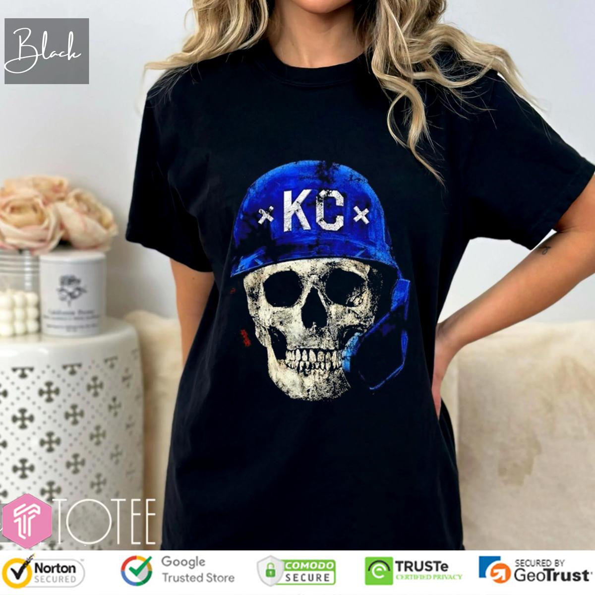 Skull Kansas City Royals T-Shirt