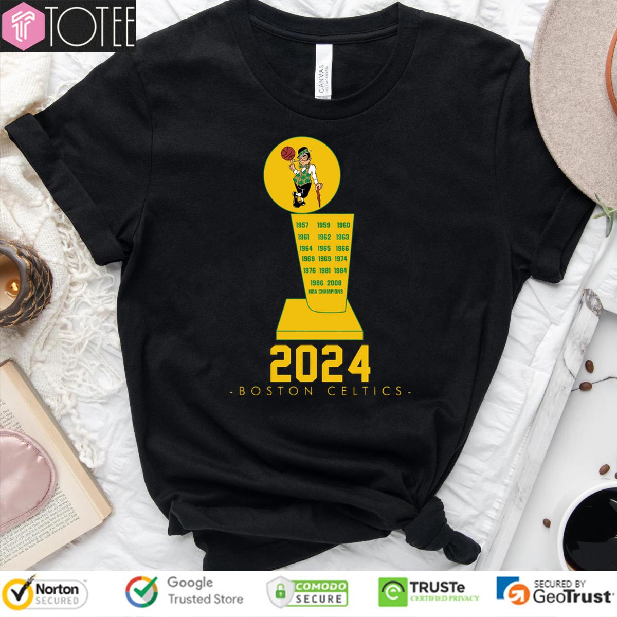 Celtics T Shirt: Get Your 2024 Champs Trophy Today!